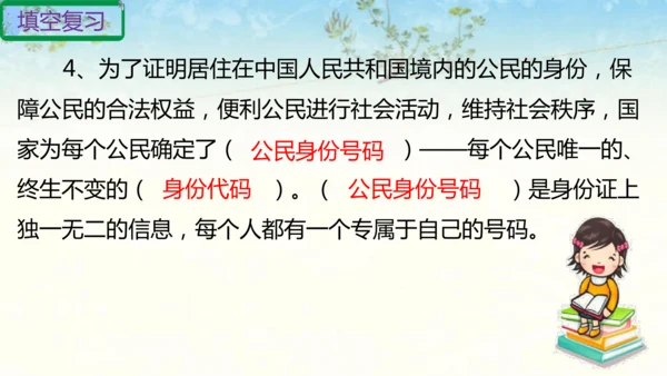 六年级上册道德与法治第二单元我们是公民复习课件