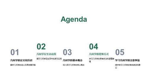几何学探索之旅