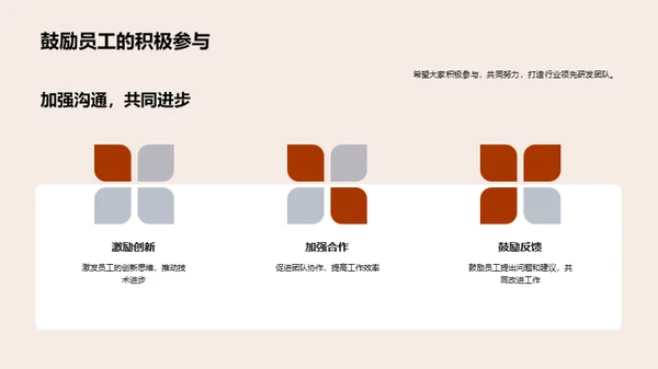 研发部一季度盘点