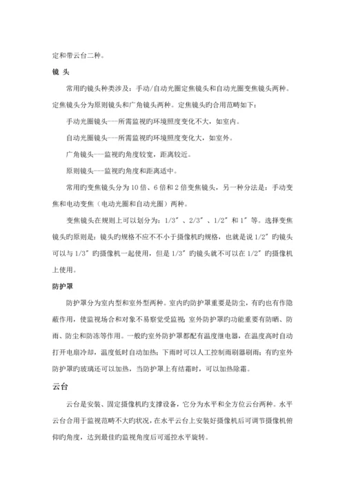 小区闭路电视监控系统综合设计专题方案.docx