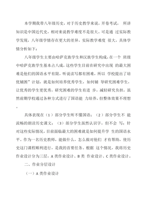 “双减”初中历史作业案例设计.docx