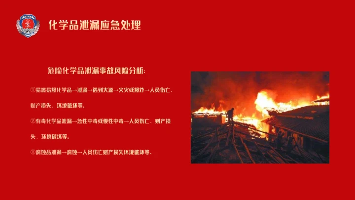 消防及泄漏应急演练方案通用PPT课件模板