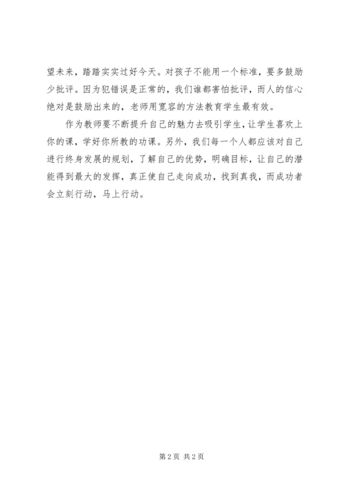 学习《提升教师成功心理素质》心得体会.docx