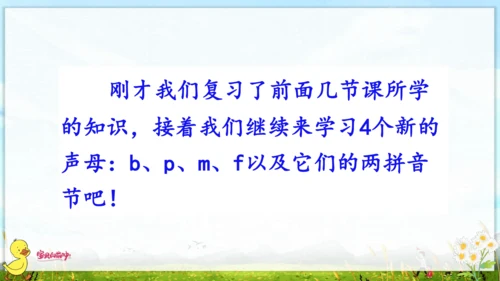 汉语拼音3  b p m f 课件