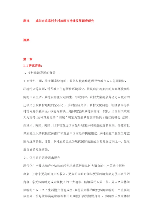 袁家村论文章节分段.docx
