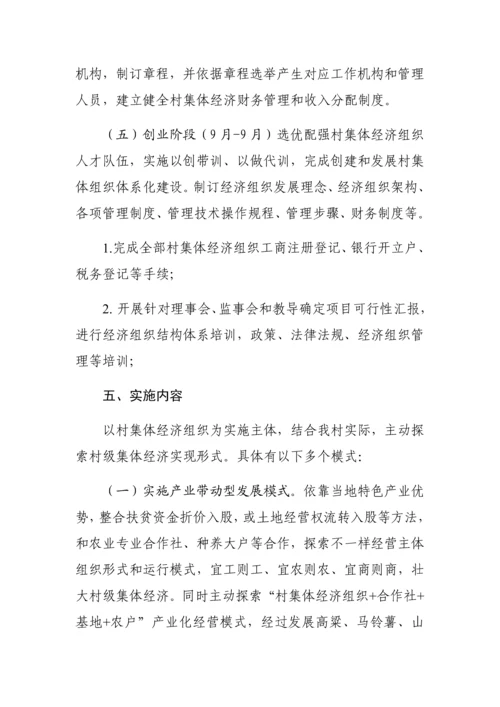李家峁村发展村集体经济实施专业方案.docx