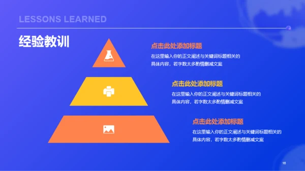 蓝色创意酷炫3D工作总结PPT
