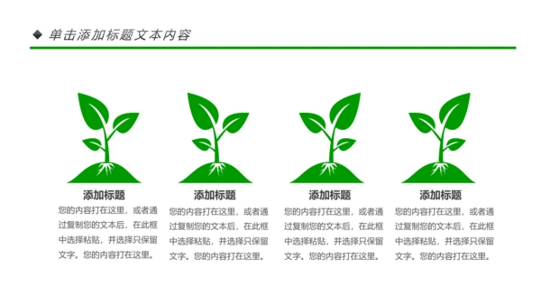 绿色环保森林生态文明建设森林日环保PPT模板