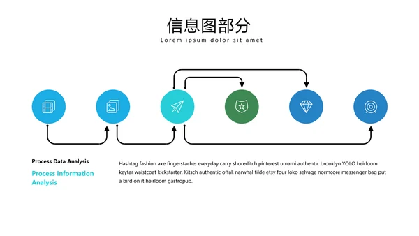 蓝色现代设计公司简介商务汇报PPT模板