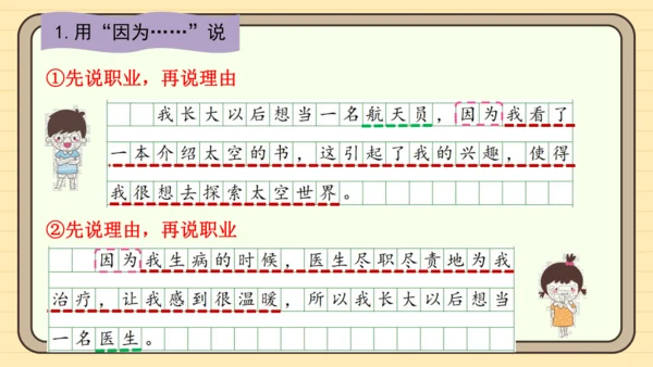 统编版语文二年级下册2024-2025学年度第三单元口语交际：长大以后做什么（课件）