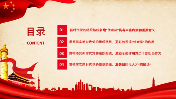 学习新时代党的组织路线心得体会PPT模板