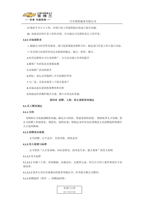 4S汽车销售服务有限公司员工手册全册.docx