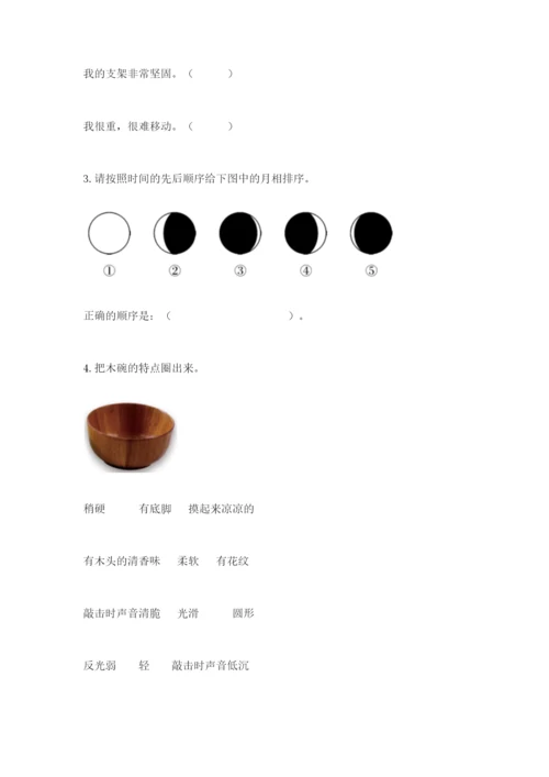 教科版二年级上册科学期末测试卷精品（模拟题）.docx