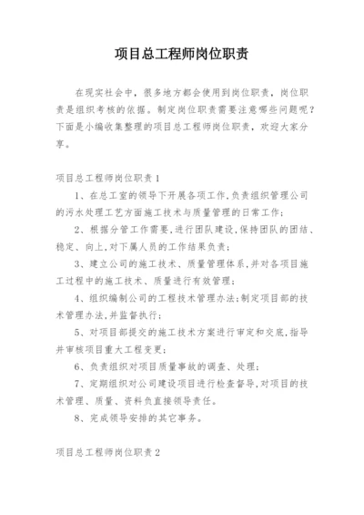 项目总工程师岗位职责.docx