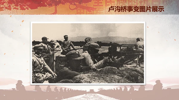 学习纪念卢沟桥事变七七事变历史简介PPT