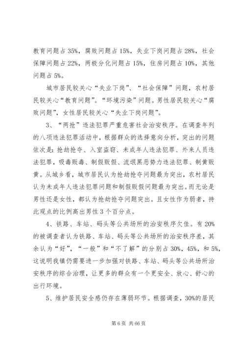 孙园镇公众安全感调查分析报告.docx