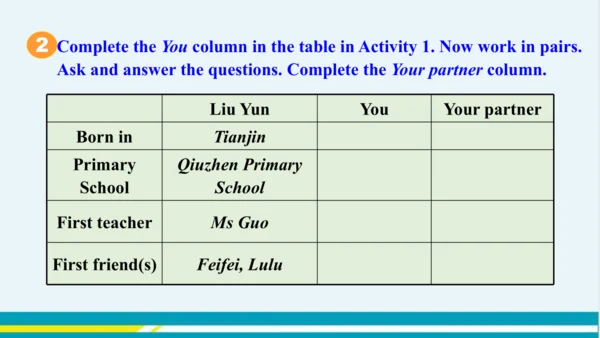 Module 7 Unit 3 教学课件-外语教研版中学英语七年级下