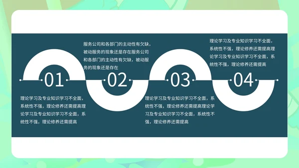 绿色树叶疫情防控PPT模板