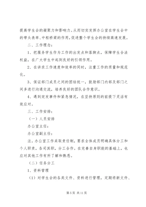 社联办公室工作计划.docx