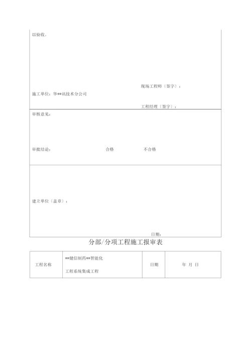 分部分项工程施工报告.docx