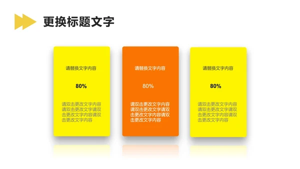 黄色简约风毕业论文答辩PPT模板