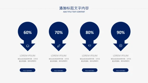 2021潘通蓝风格简约工作总结年终总结述职报告PPT