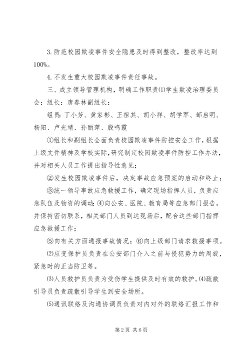 预防和处理校园欺凌的制度和校园欺凌事件应急处置预案 (2).docx