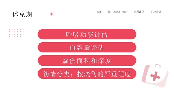 红色简约插画商务烧伤病人护理医务工作者培训PPT模板