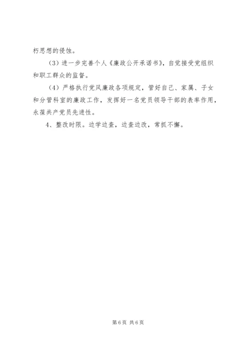 林场干部党性分析整改措施 (3).docx