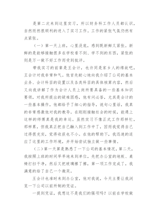 会计实训报告总结范文3000字.docx