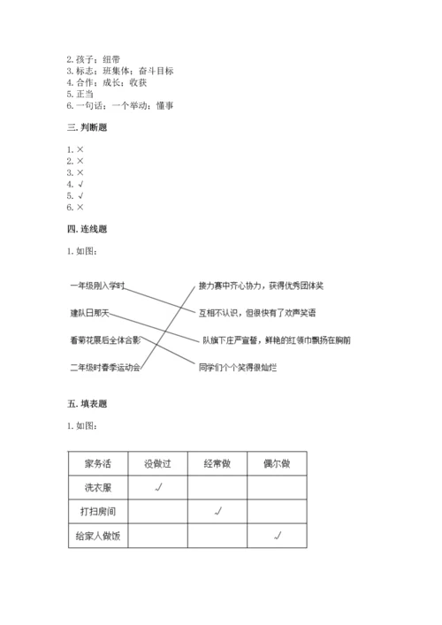 部编版四年级上册道德与法治期中测试卷（典型题）word版.docx