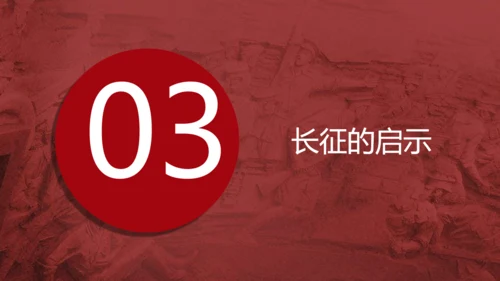 红军长征精神大雪山红日通用PPT模板