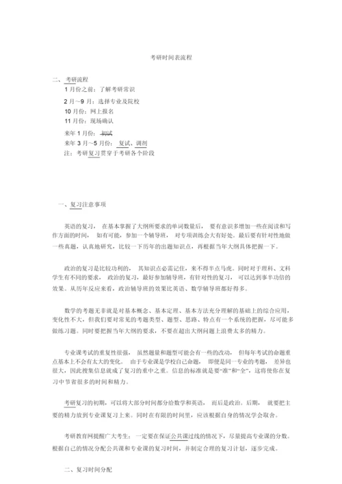 考研时间表流程.docx