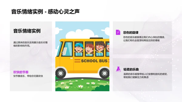 音乐情绪教学解析PPT模板