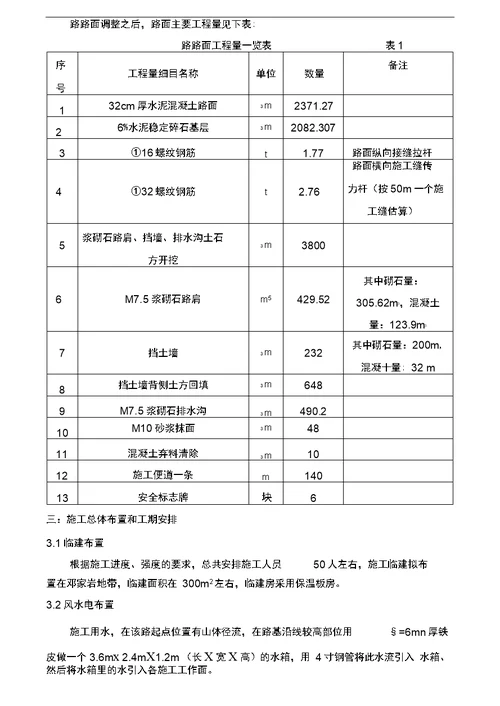 公路路面砼和水稳层施工措施