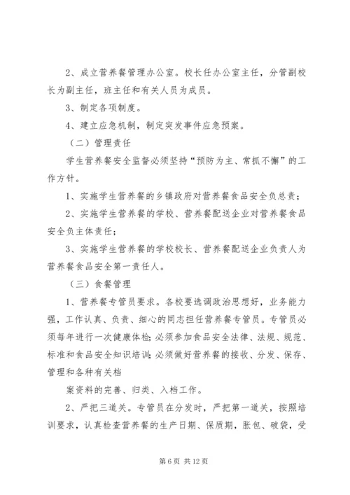 营养改善计划月工作总结.docx