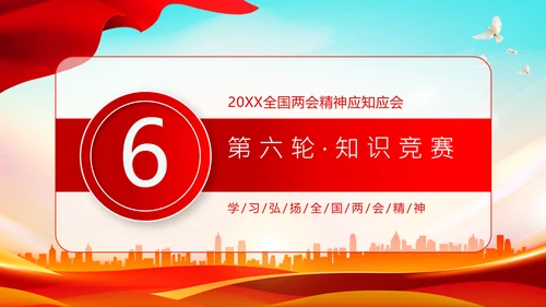 全国两会知识竞赛两会精神两会应知应会PPT课件