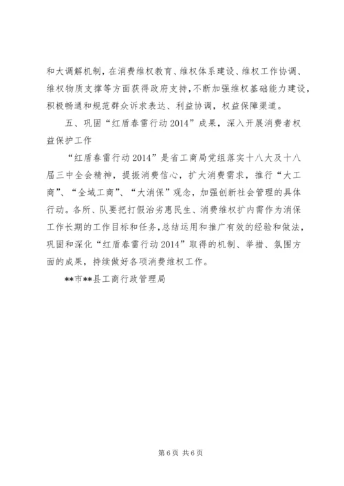 全县消费者权益保护工作意见.docx