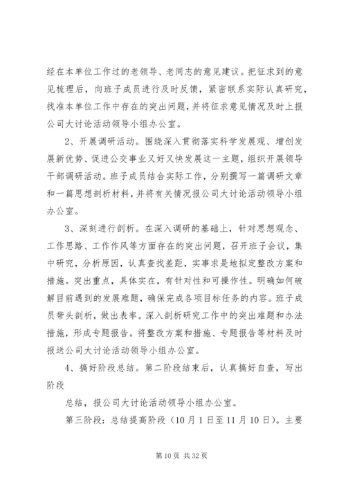 党工委关于开展继续解放思想大讨论活动的实施方案.docx