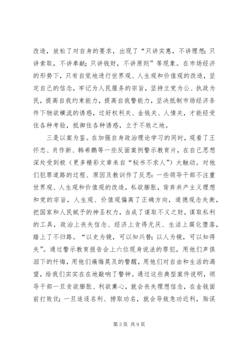 开展反腐倡廉警示教育活动心得体会 (12).docx