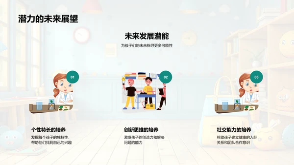 学期成长报告PPT模板