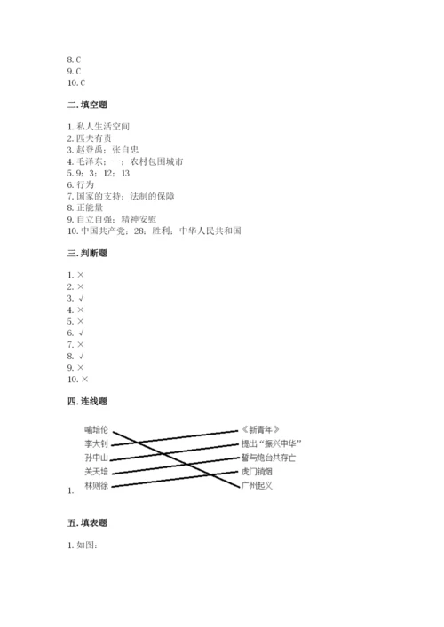 部编版五年级下册道德与法治期末测试卷及参考答案【完整版】.docx