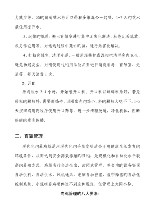 养殖示范鸡育雏管理新版制度.docx