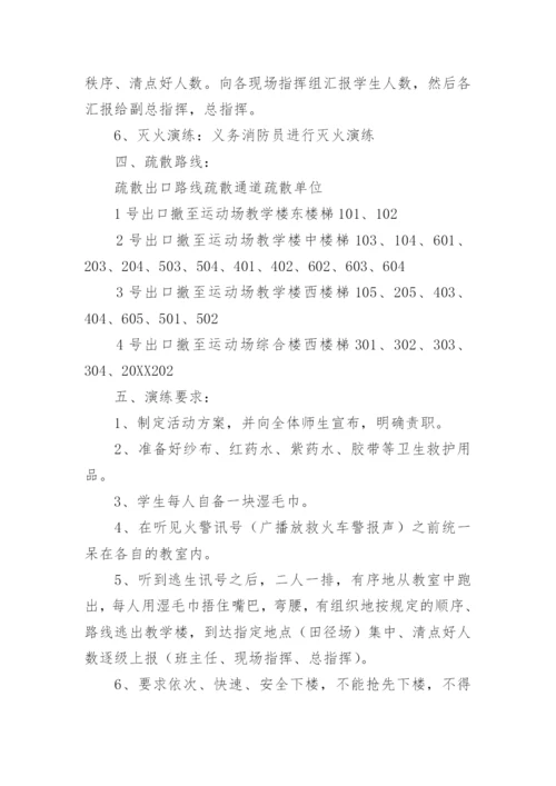 消防预案演练方案.docx