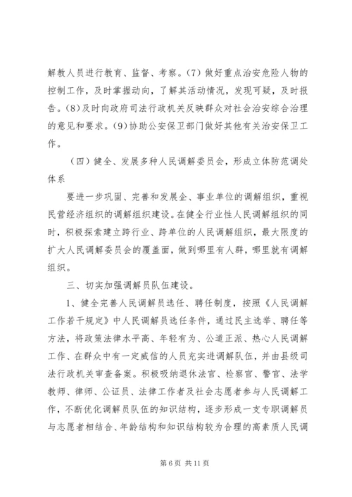 关于加强全县村级人民调解委员会规范化建设的实施意见_1 (4).docx