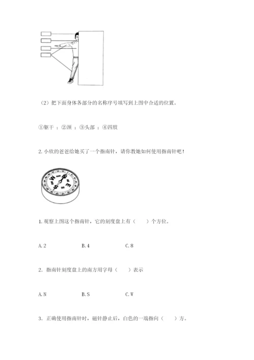 教科版二年级下册科学知识点期末测试卷精品（必刷）.docx