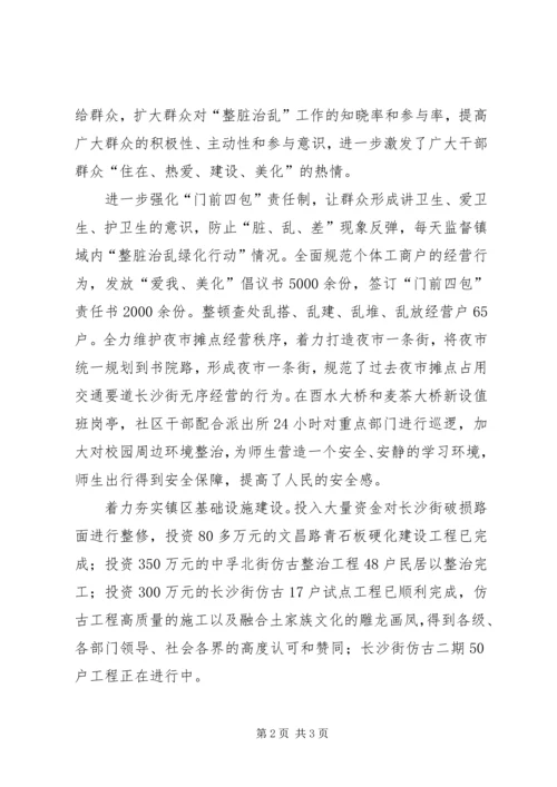 乡镇整脏治乱工作报告.docx