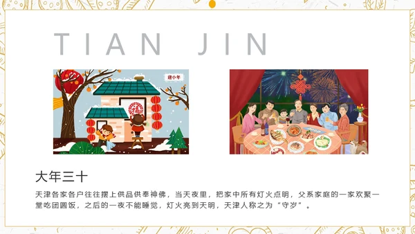 艮都天津卫风土人情介绍通用PPT模板