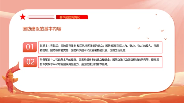 全民国防教育日PPT模板
