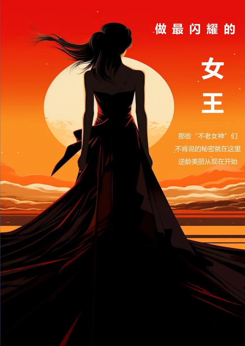 做最闪耀的女王节日海报